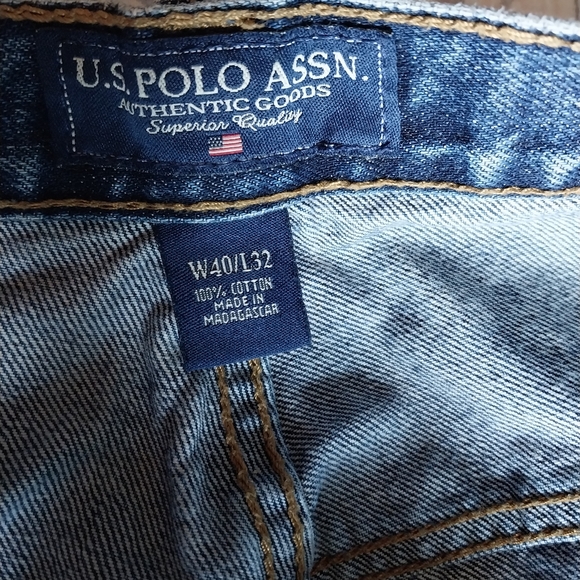 Men's U.S. Polo vintage cargo jeans sz 40x32 - Picture 7 of 11
